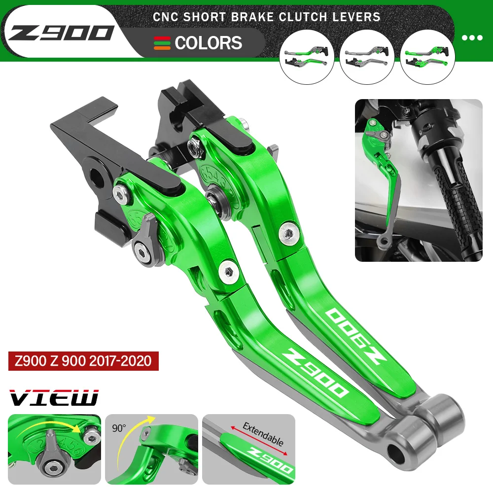 

For KAWASAKI Z900 Z 900 2020 2019 2018 2017 Motorcycle Accessories Folding Adjustable Brake Clutch Levers Hand Brakes