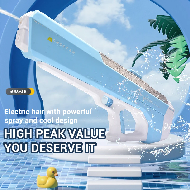 Automatic Water Absorption Electric Water Gun High Tech Automatic Water Games High Pressure Water Gun Toys for Kid Summer Toy 3