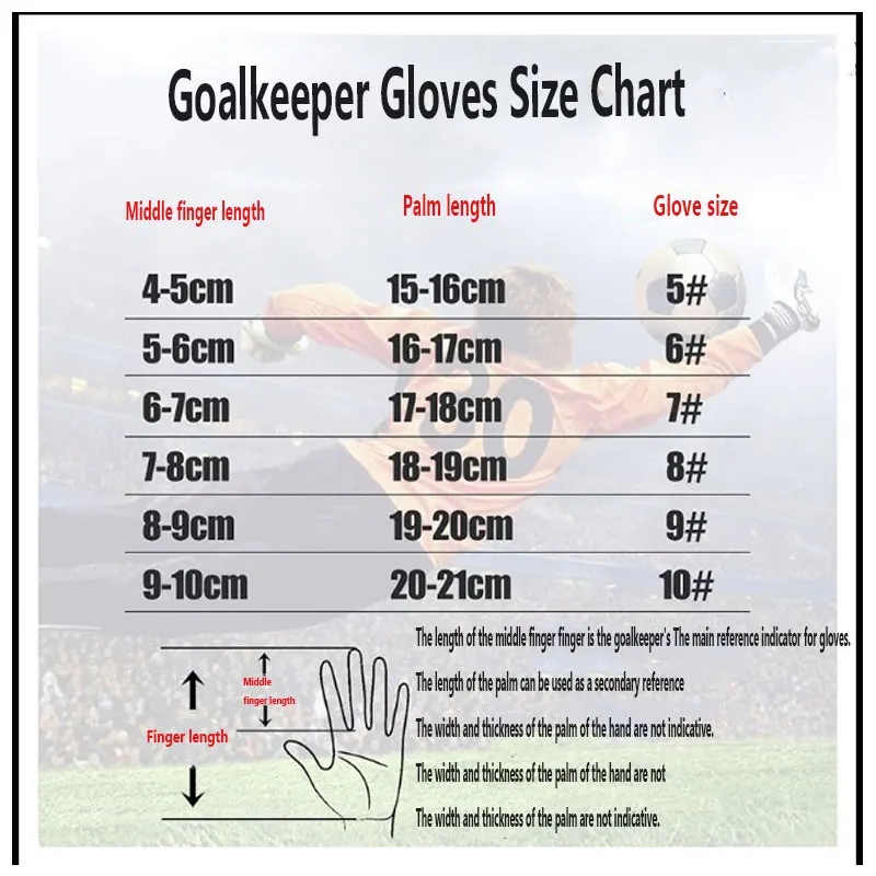 Child/Adult Non-Slip Latex Football Gloves Sports Goalkeeper Gloves Goalkeeper Goalkeeper Football Gloves