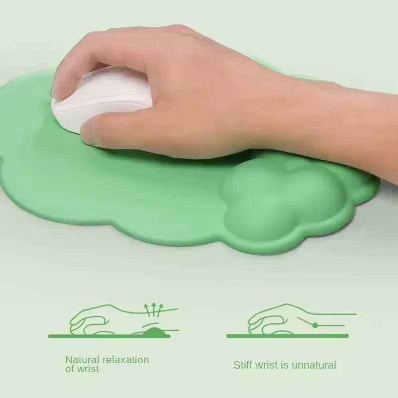 Keyboard Wrist Rest Leather Memory Foam Wrist Rest for Computer Keyboard Mouse, Ergonomic Massage Design  Support Hand Arm