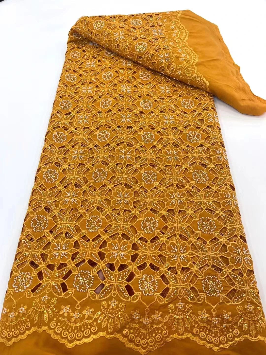 

Африканская кружевная ткань, бусины ручной работы, вышивка, французская тюль, кружевная ткань для детской Нигерии, Роскошные Блестки, кружевная ткань для свадьбы XC