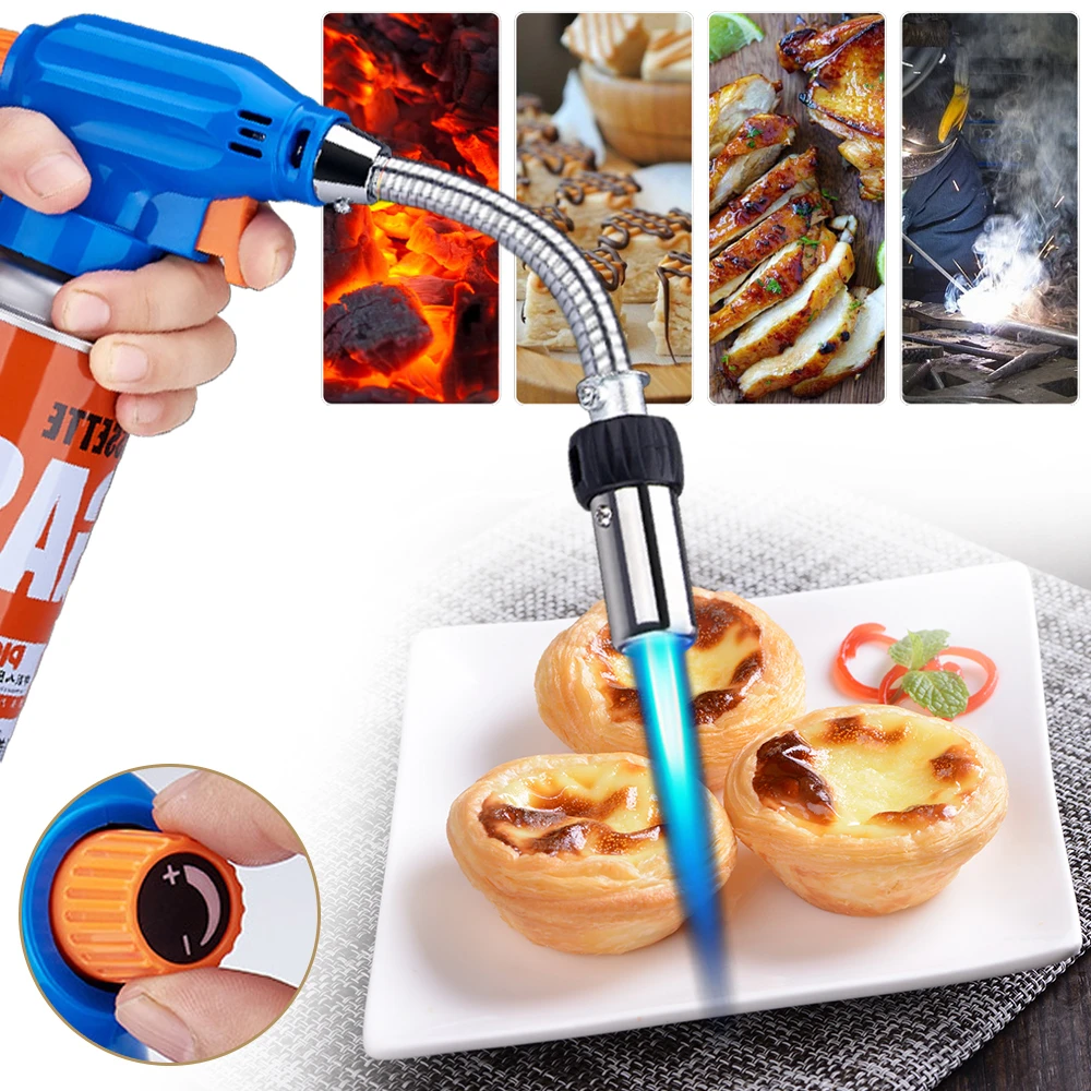 Portable Welding Torch Flame Gun High Temperature Copper core Gas Torch