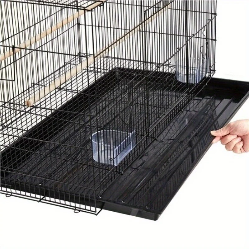 Spacious Stackable Black Bird Flight Cage