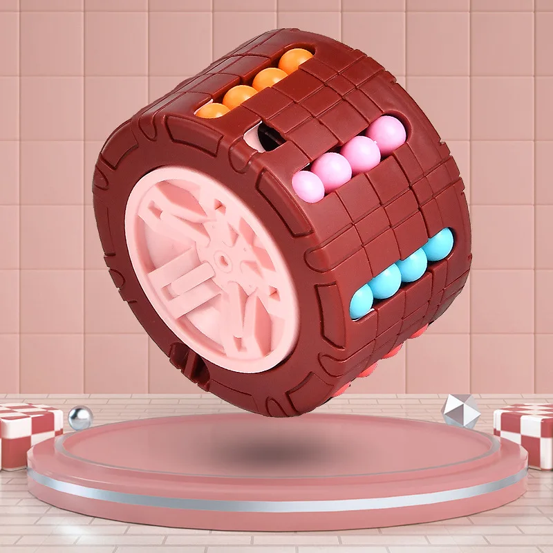 3D Toy Children's Magic Beans Versatile Puzzle Girl Ball Intelligence Decompression Gyroscope Maze Six Sided Boy Training 5