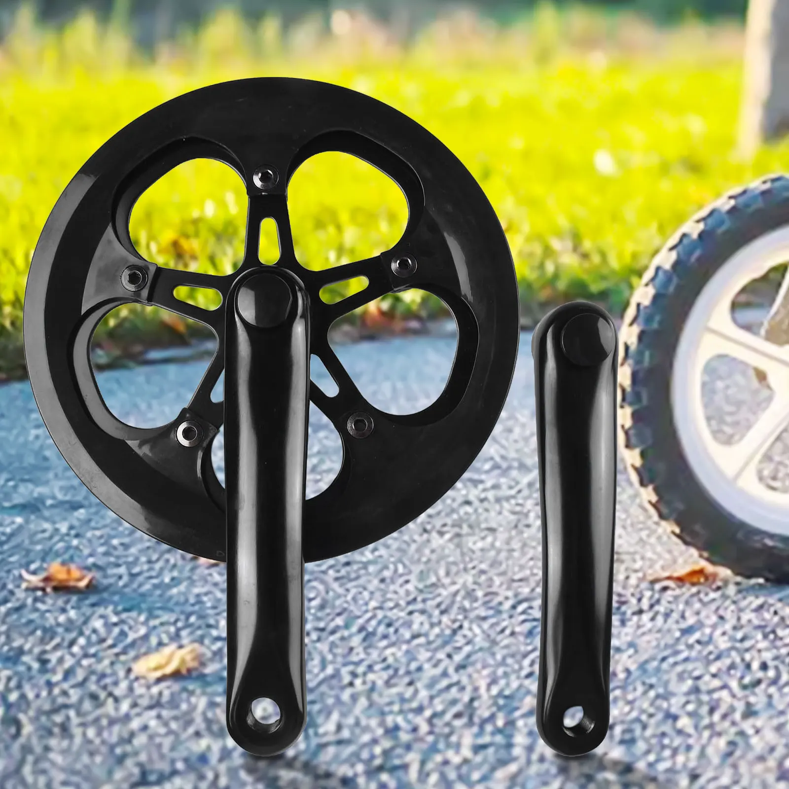 Vierkantloch-Kurbelgarnitur 170 mm mit 48T 40T 52T Kettenblättern, perfekt für verschiedene Fahrräder, einschließlich Elektro- und Fixies – Detail 36