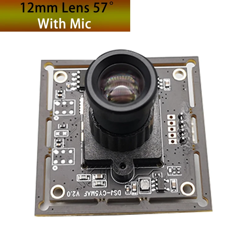Modulo telecamera industriale HD 5MP 2K UVC CMOS IMX335 30fps FOV 95 gradi ad alta risoluzione distorsione per video di riconoscimento facciale