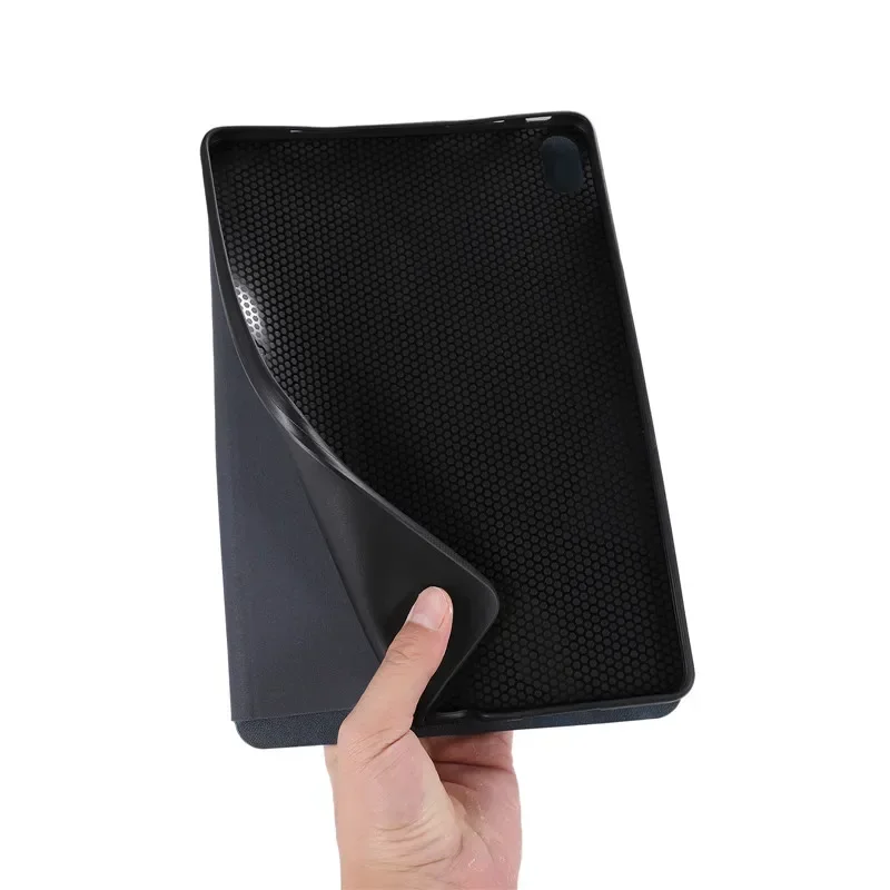 Elegant PU Leather Tablet Case with Soft TPU and Stylus Holder