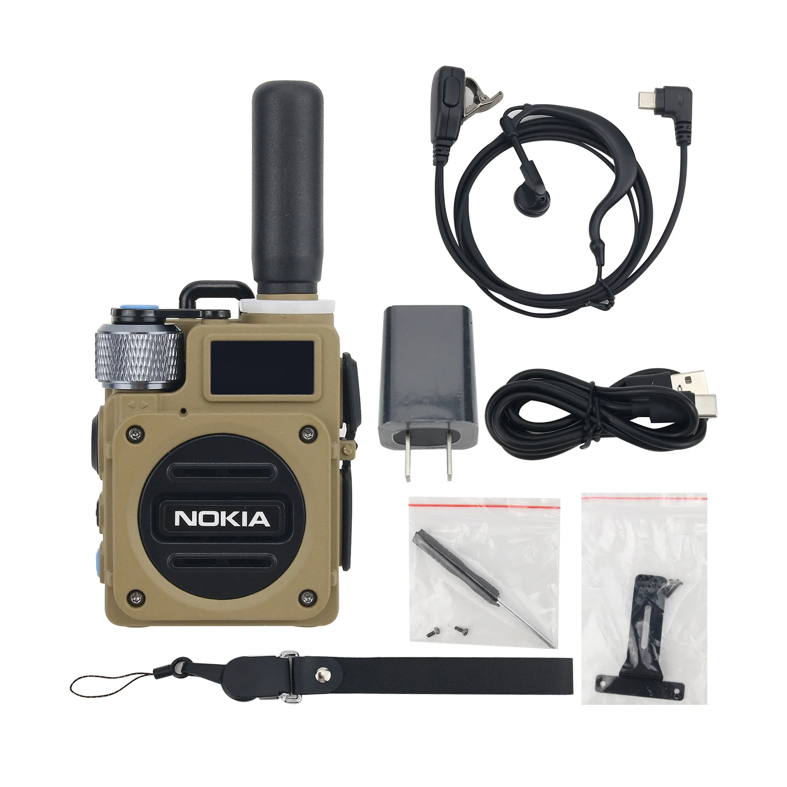 G6 Walkie Talkie Handheld Transceiver 5000KM 10W Wearable 400-470Mhz UHF Transceiver Radio