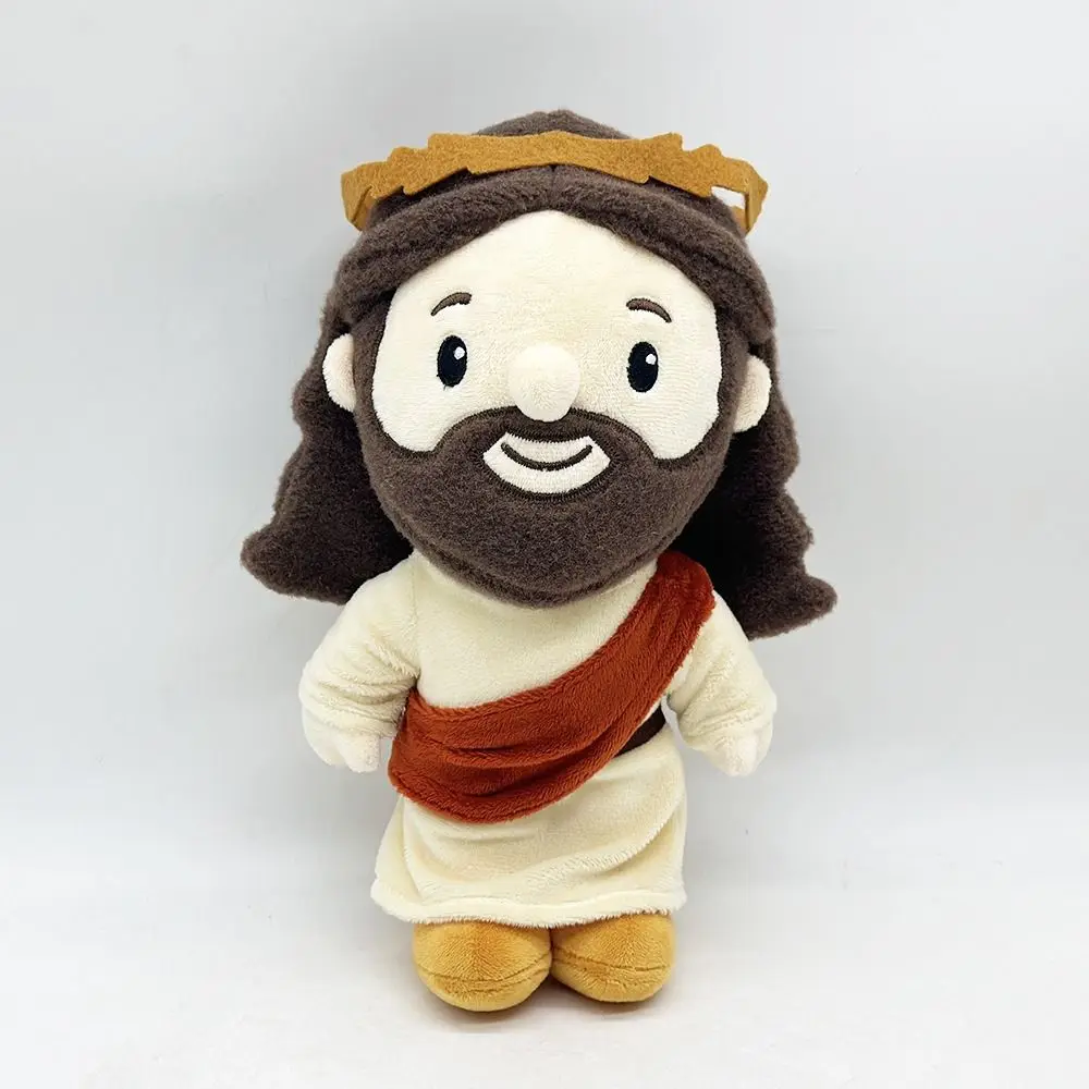 Sofa Cushion Home Decoration Jesus Cotton Doll Plush Pillow Cartoon Stuffed Jesus 28cm Kawaii Jesus Plush Toy Kids Toy