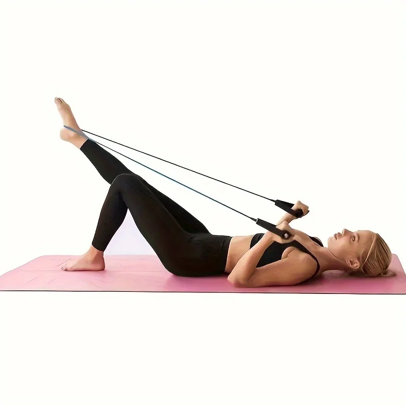 One-line tension device body-building elastic rope household