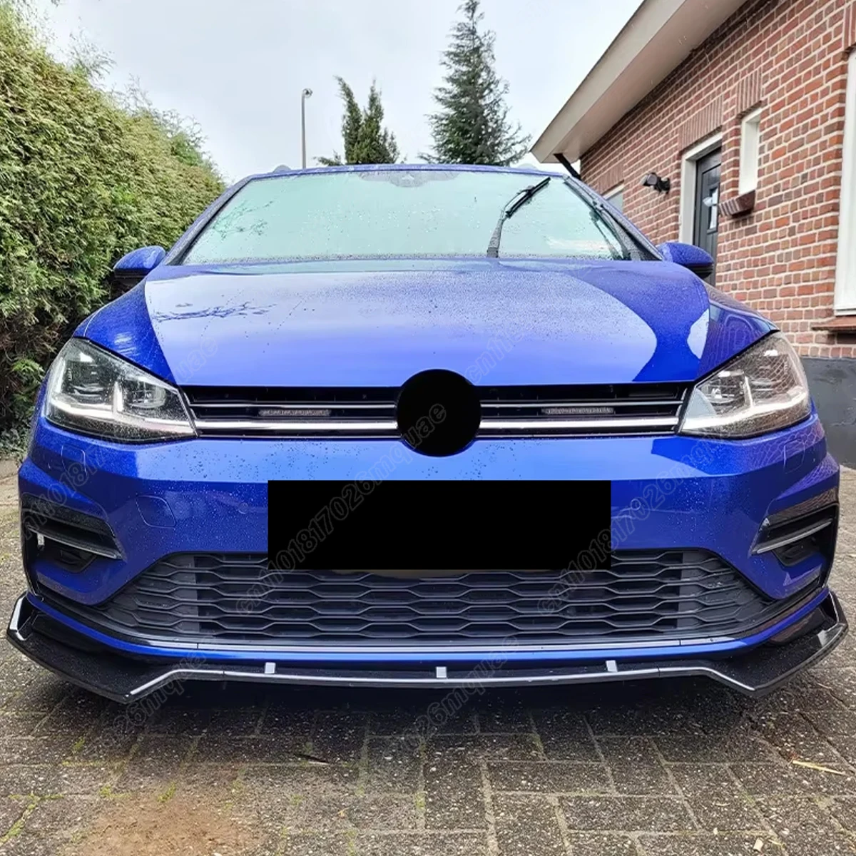 폭스바겐 골프 7 7.5 MK7 MK7.5 GTI 7 R-라인 2012 2013 2014 2015 2016 2017 2018 2019 2020 자동차 앞 범퍼 립 액세서리