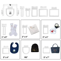 Magnetic Embroidery Hoops 8-in-1 for Juki Tajima SAI – Fast, No-Tension Hooping Frames - Image 4