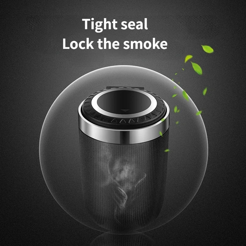 Car Ashtray Portable Ashtray Car Ashtray With Led Light Easy Clean Detachable For Automobiles Outdoor