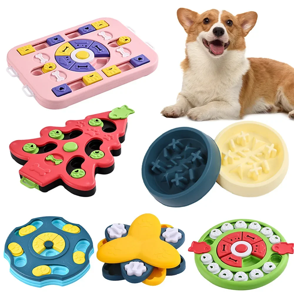 Puppy IQ Food Dispenser Slowly Eating NonSlip Bowl Pet Cat Dogs Training Game Dog Puzzle Toys Slow Feeder Interactive Increase Puppy IQ Food Dispenser Slowly Eating NonSlip Bowl Pet Cat Dogs Training Game Dog Puzzle Toys Slow Feeder Interactive Increase