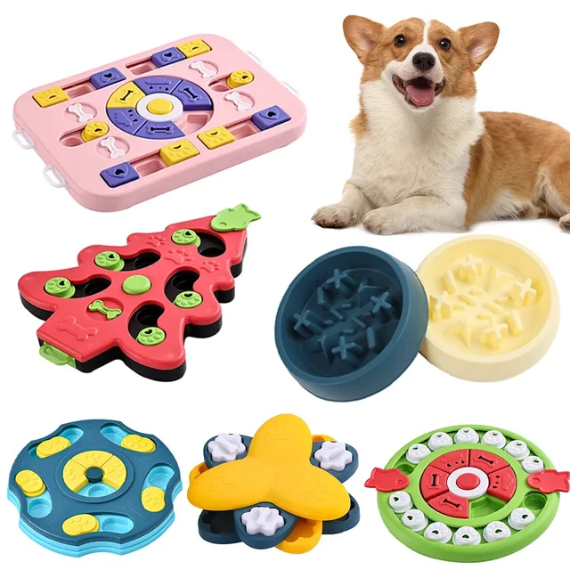 Dog Puzzle Toys Slow Feeder Interactive Increase Puppy IQ Food Dispenser Slowly Eating NonSlip Bowl Pet Cat Dogs Training Game Dog Puzzle Toys Slow Feeder Interactive Increase Puppy IQ Food Dispenser Slowly Eating NonSlip Bowl Pet Cat Dogs Training Game