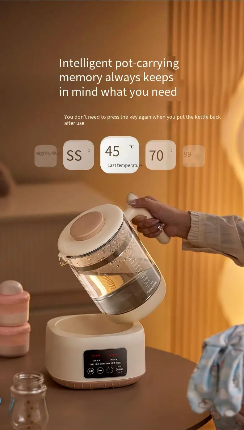 Thermostatic Kettle, Household Baby Milk Warmer, Health Kettle, Bottle Sterilizer, Hot Milk Warmer, High-end Thermostatic Kettle