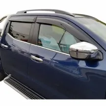 

Автомобильные аксессуары для окон Mitsubishi L200 Trition 2008-2015 Mugen, оконные дефлекторы, защита от дождя, козырек, навесы