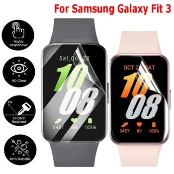Pellicola morbida in idrogel per Samsung Galaxy Fit 3 proteggi schermo antigraffio per pellicole protettive Galaxy Fit3 non Cover per orologio in vetro