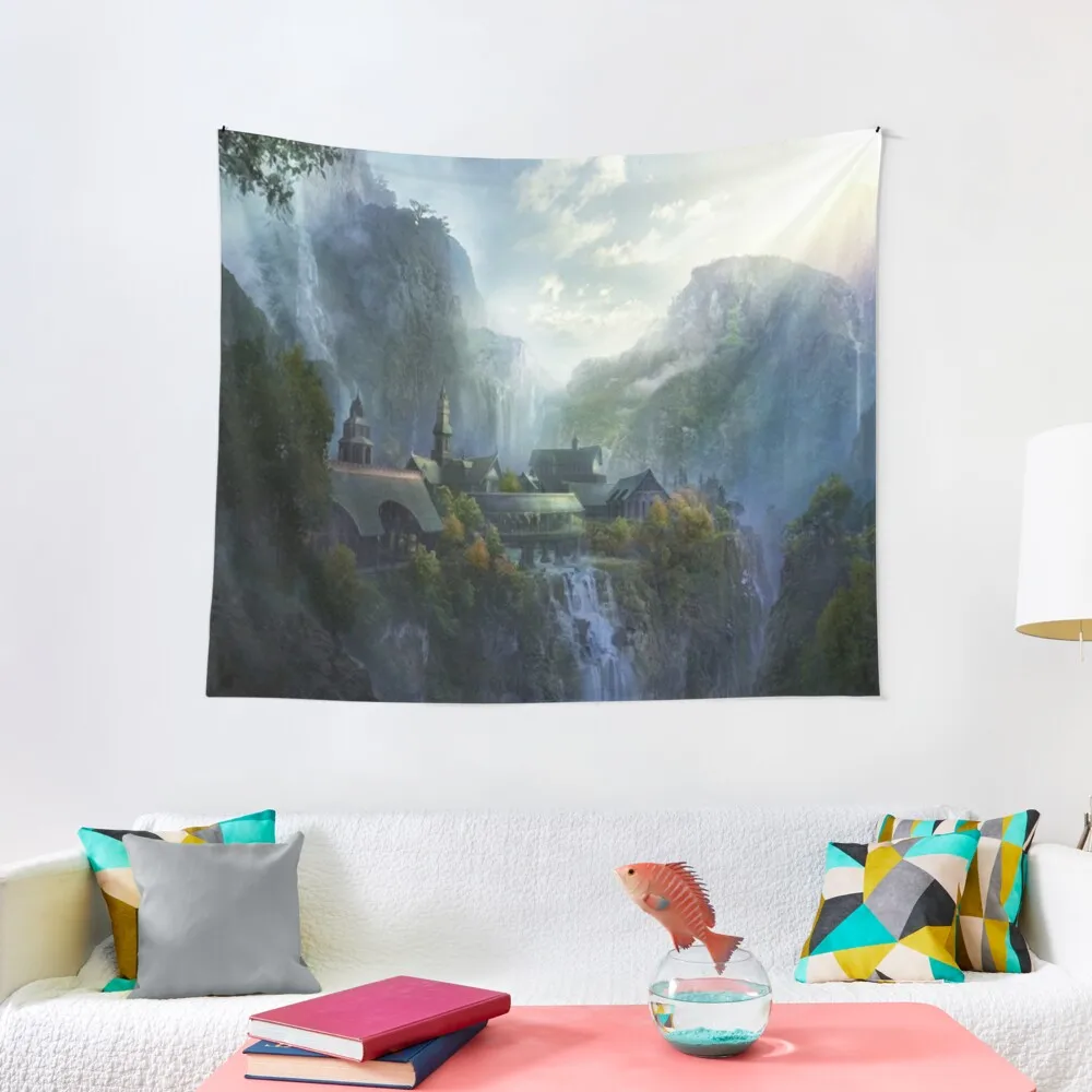 

Rivendell гобелен Kawaii декор для комнат Настенный декор гобелен