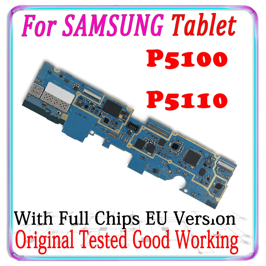 Placa base Original para Samsung Galaxy Tab 2, P5110, P5100, Wifi y 3G