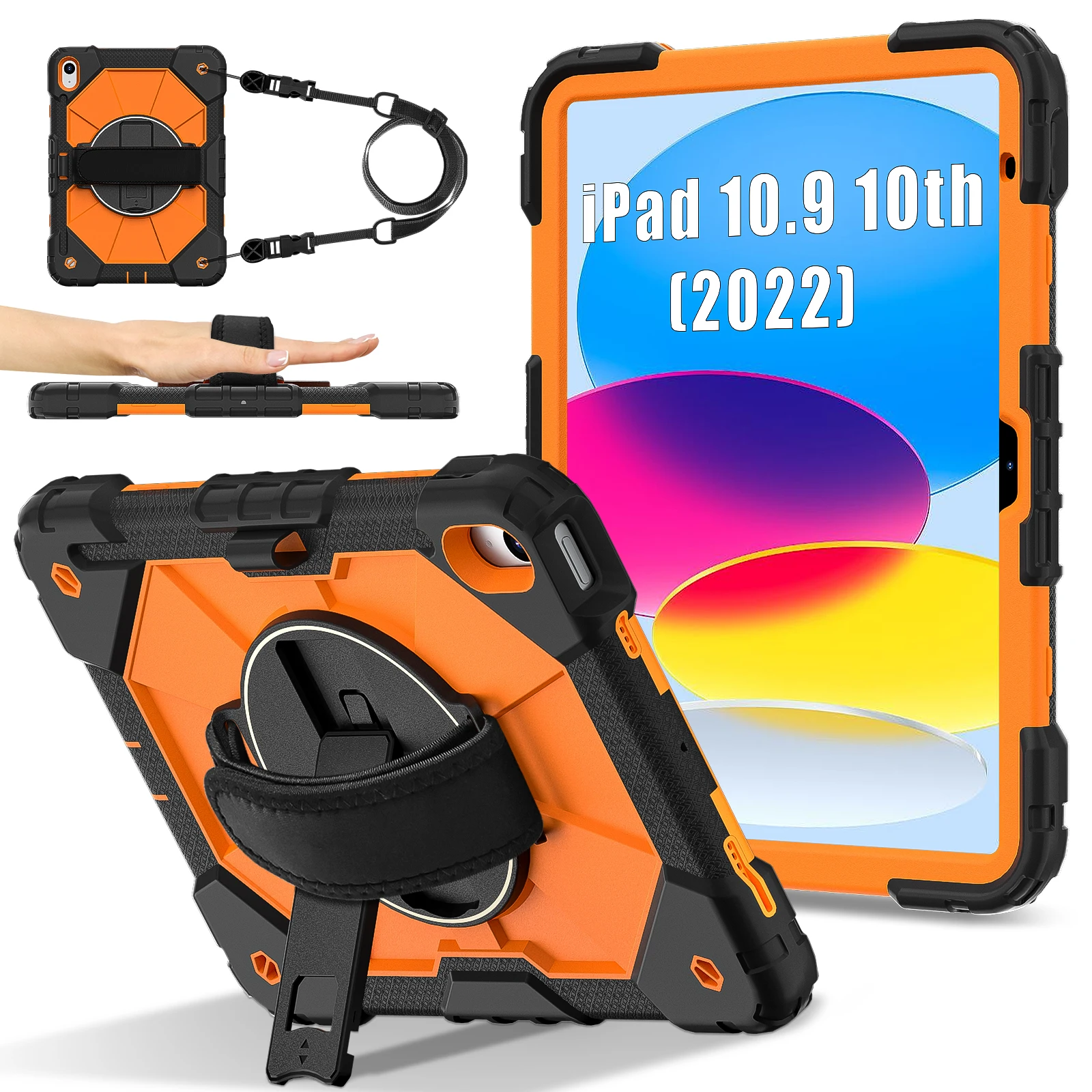 Durable Shockproof Kids Tablet Stand Case - Armor Cover