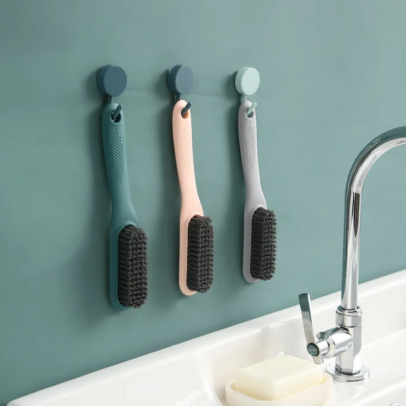 Household Shoe Brush, Laundry Brush, Soft Bristled Brush, Non Damaging Shoe and Clothing Cleaning, Shoe Washing Brush, Long Hand 4