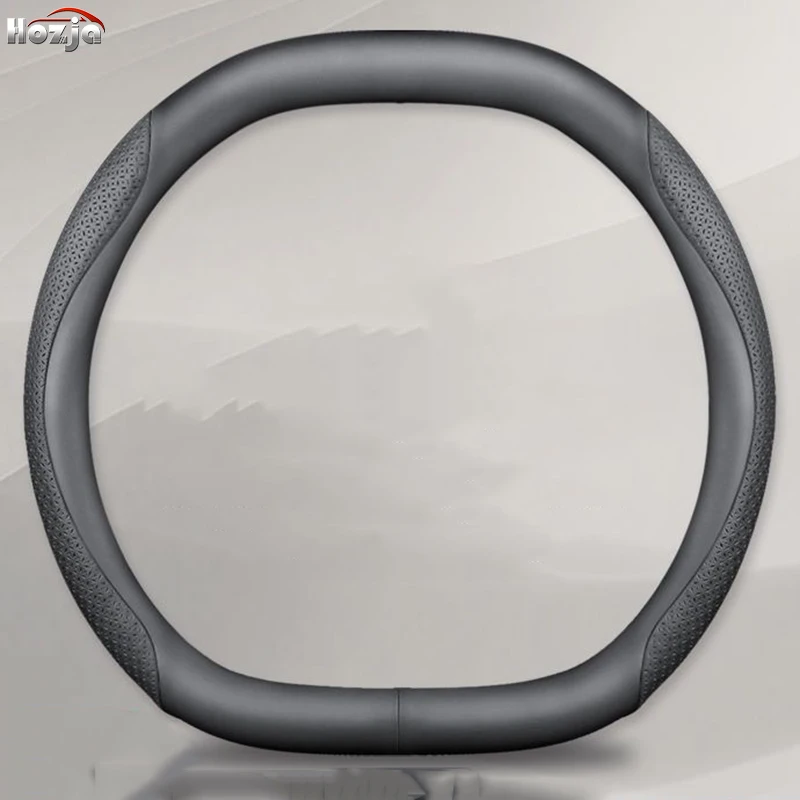 Premium Breathable Non-Slip Leather Steering Wheel Cover - Car Styling Auto Accessory
