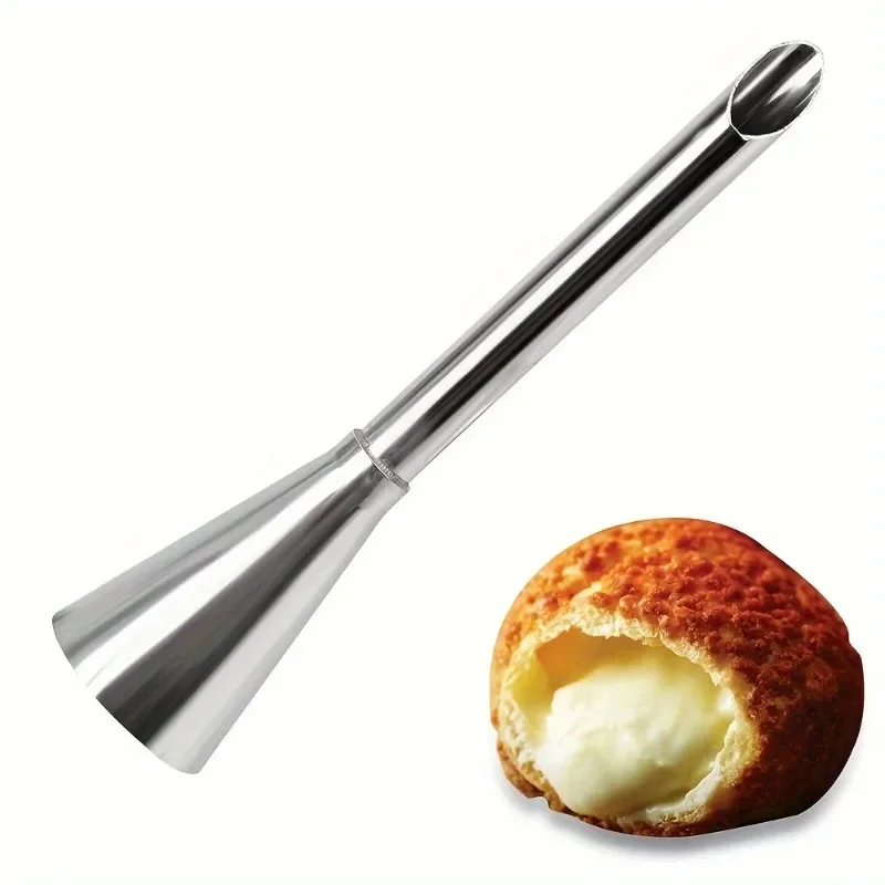 Piping Bag Nozzles Stainless Steel Cupcake Cake Decorating Tips for Puff Cream Pastry Piping Nozzles Baking Supplies