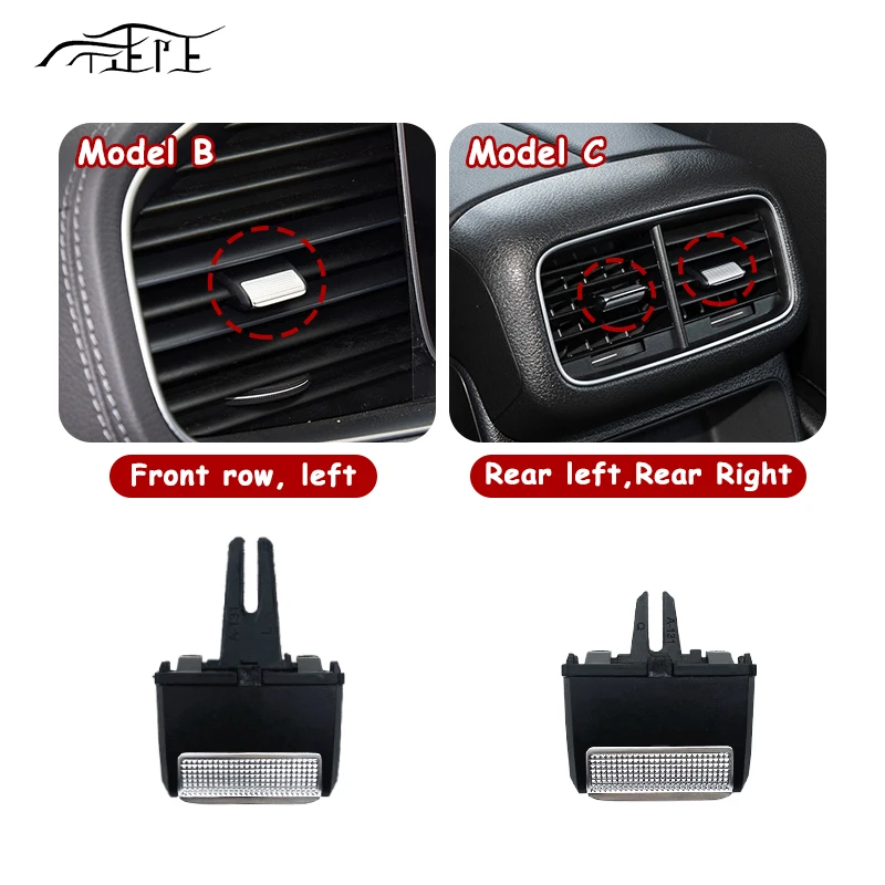 For Mercedes-Benz Maybach W167 Air Conditioning Outlet Pick GLE GLS Car Dash Left/Right Front Rear AC Air Vent Grille Tab Clip
