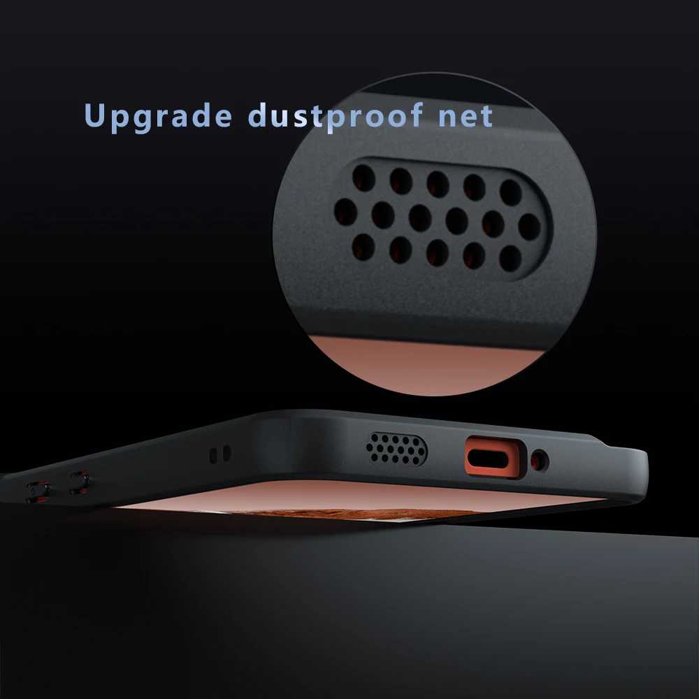 Enhanced Title: Premium Frosted Transparent Acrylic Drop-Proof Case
