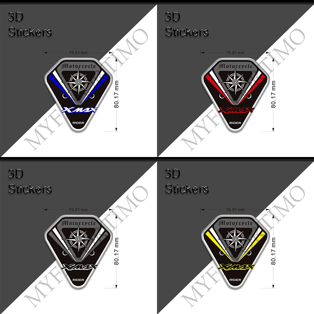 For Yamaha X-max Xmax X Max 125 250 300 400 Scooters Windshield Windscreen Screen Wind Shield Emblem Logo Stickers Protector