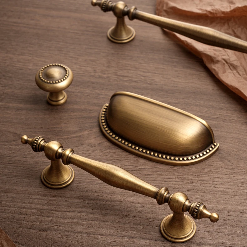 drawer handle antique brass cabinet pull durable hardware