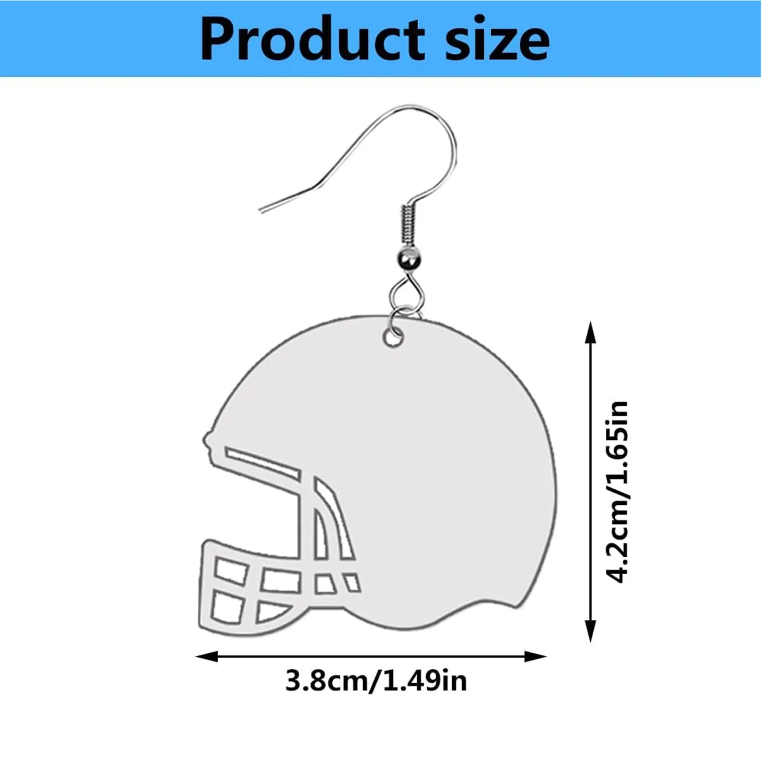 Sublimation Earring Blanks Bulk MDF Products Rugby Keychain Heat Transfer  Tag Card Board for Jewelry DIY Craft Making Supp Tool - AliExpress