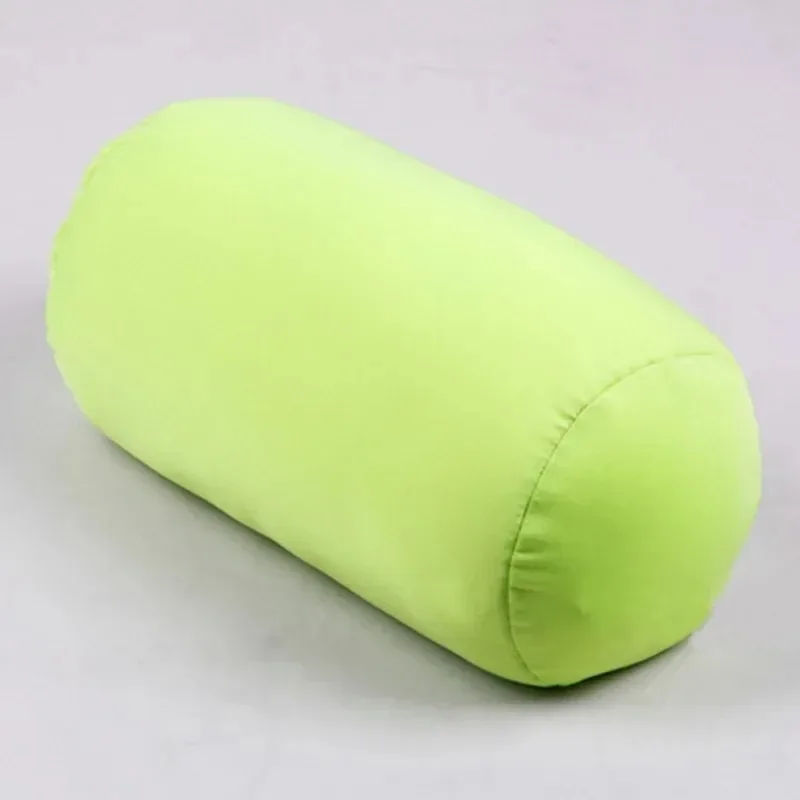 Super Soft Head PillowCase Micro Mini Microbead Back Cushion Pillow Roll Pillow Head Convenient Travel Pillow Bed Decoration 2