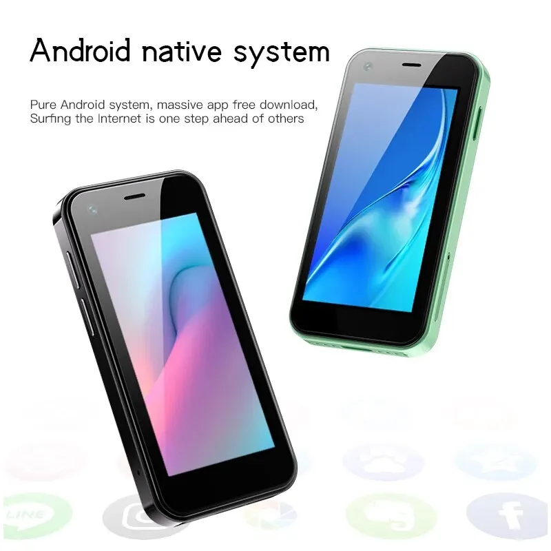 SOYES XS13 Mini Android9.0 Cellphone 2GB RAM 16GB ROM Dual SIM TF Card Slot 5MP Camera Google Play Store Small Smartphone Gifts 5