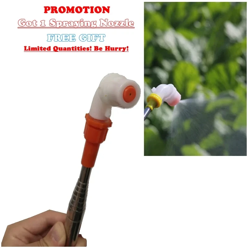 Hand Pressure Retractable 2.2/3.2m Spraying Rod Outdoor Garden Pesticide Spray Tree Watering Can Accessories Stainless Steel Rod