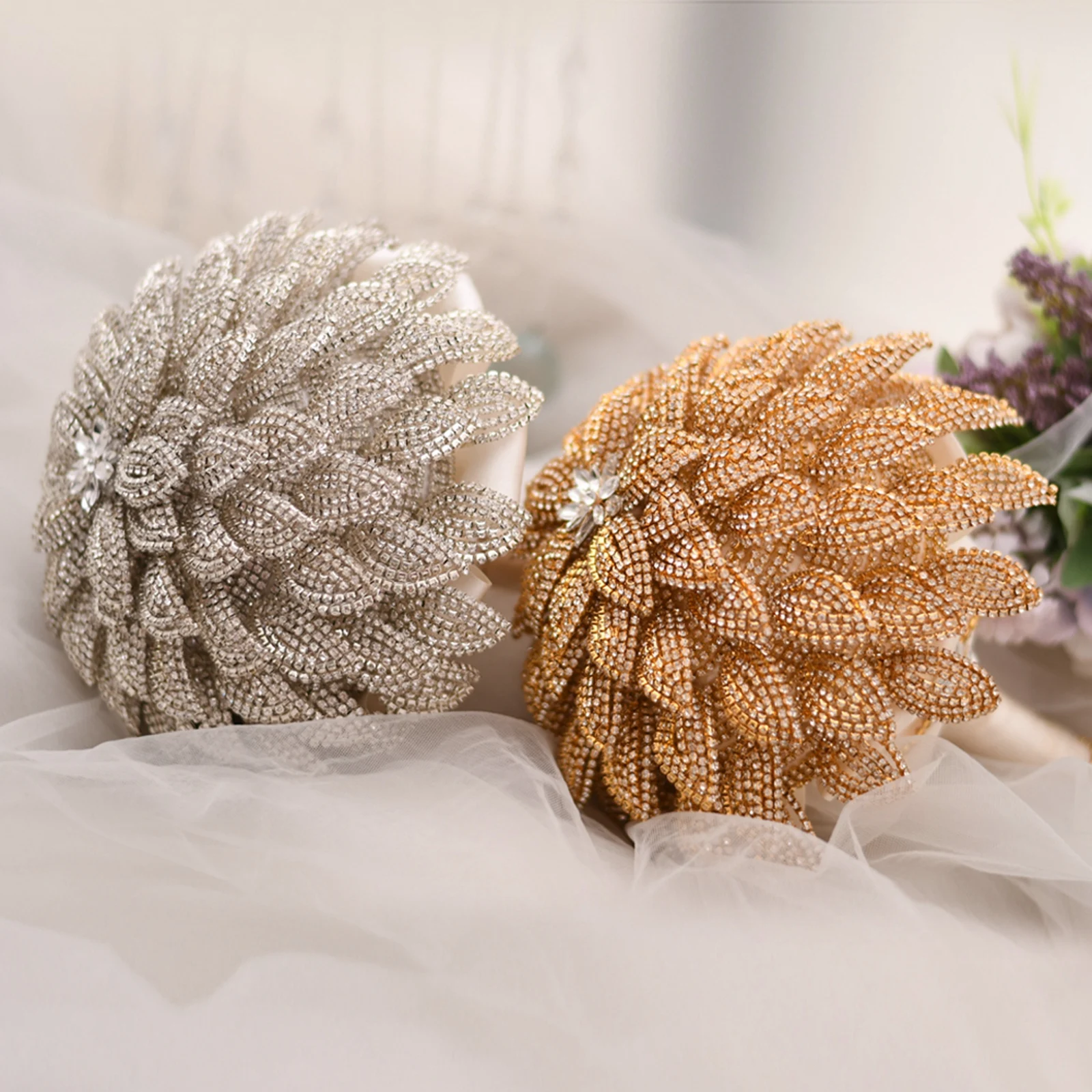 Pearl Bridal Wedding Bouquet Pearls Marriage Accessories Bridal Bouquets Pearls Brides Flower Bouquets for Wedding Decoration