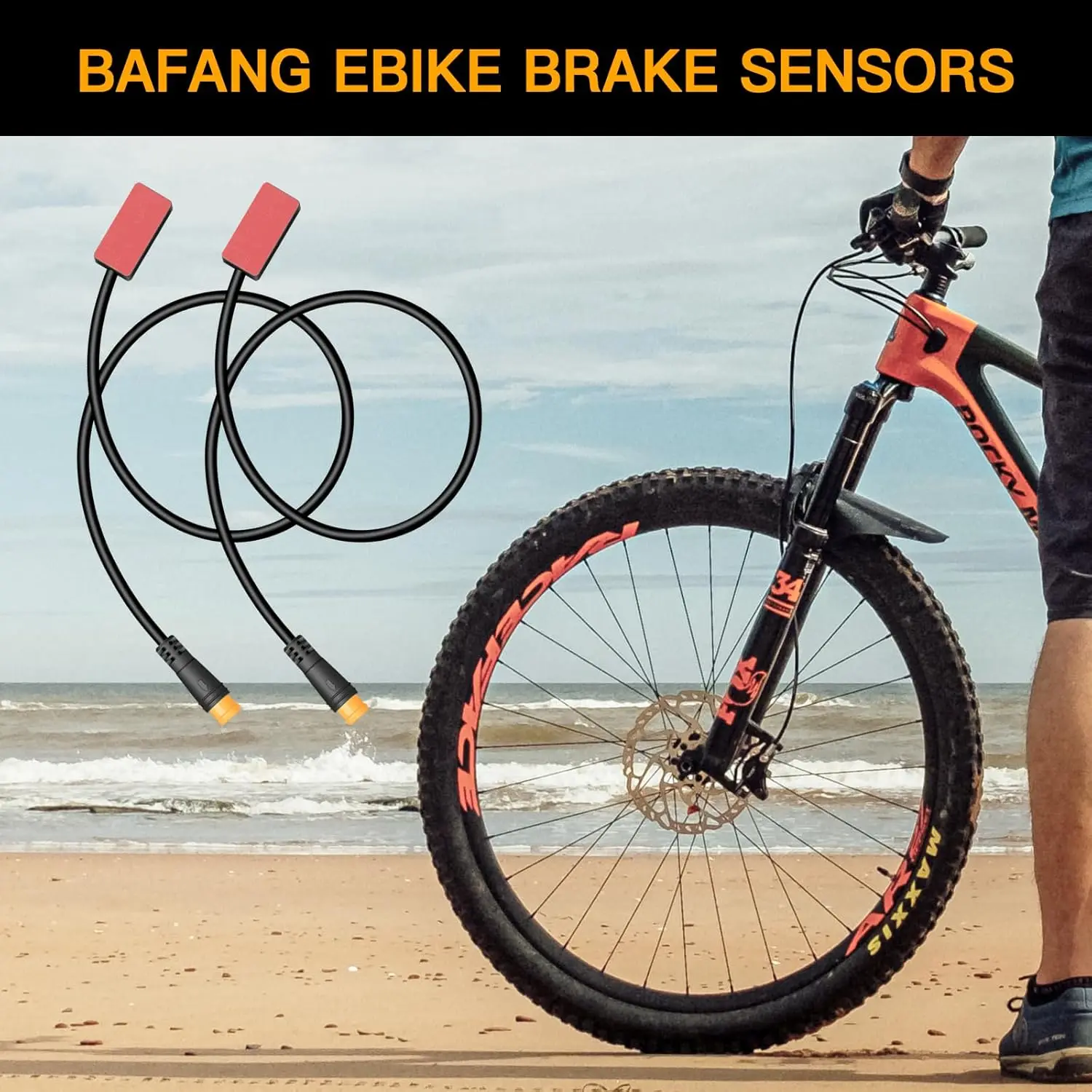 E-Bike-Bremssensor, wasserdicht, 3-polig, mit Magneten für Bafang Mid Drive Motor Kit Elektrofahrrad, hydraulischer Abschaltschalter – Detail 2