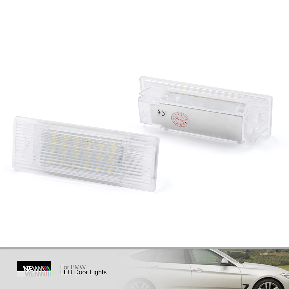 2x License Plate Light 24 White LED Canbus For BMW E60 E90 F30 E92 3/4