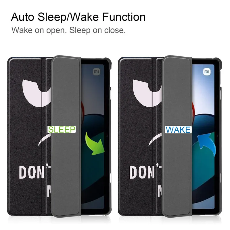 Ultra Thin Leather Stand Cover with Sleep Wake Function