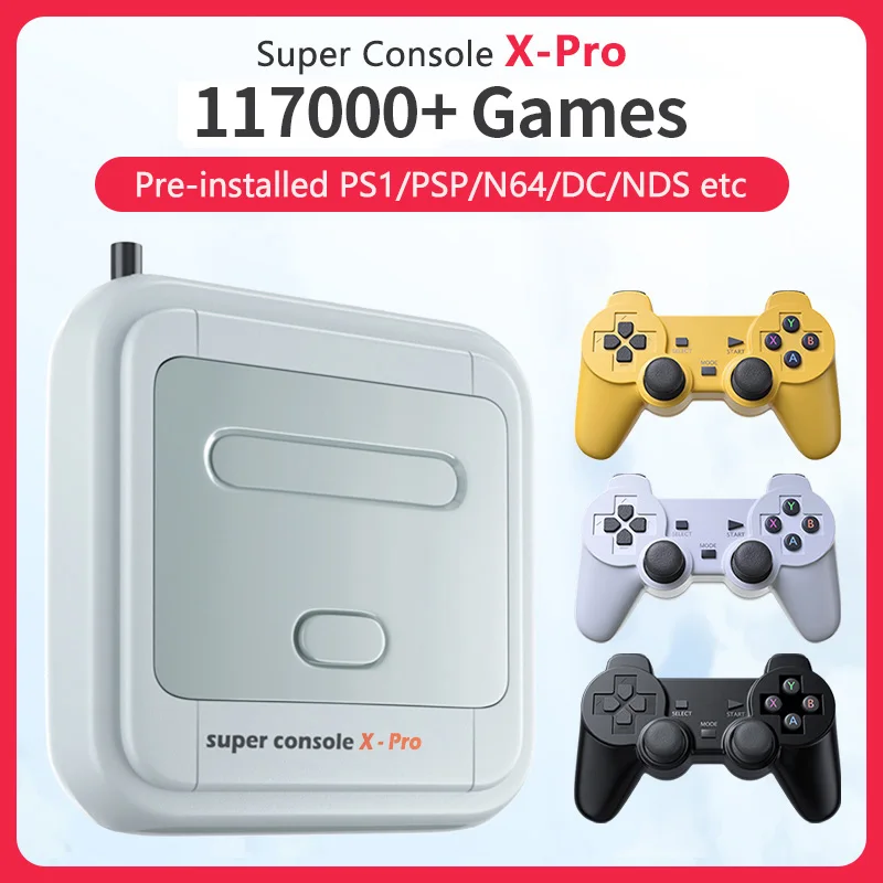 Super Console X Pro Retro Video Game Consoles Tv Box Games For Psp/ps1
