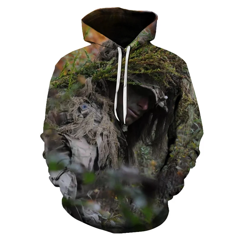 Caccia Secret Woodland Ghillie Suit Tiro Aereo Sniper Green Clothes Adulti Camouflage Hoodie Jungle Multicam Abbigliamento
