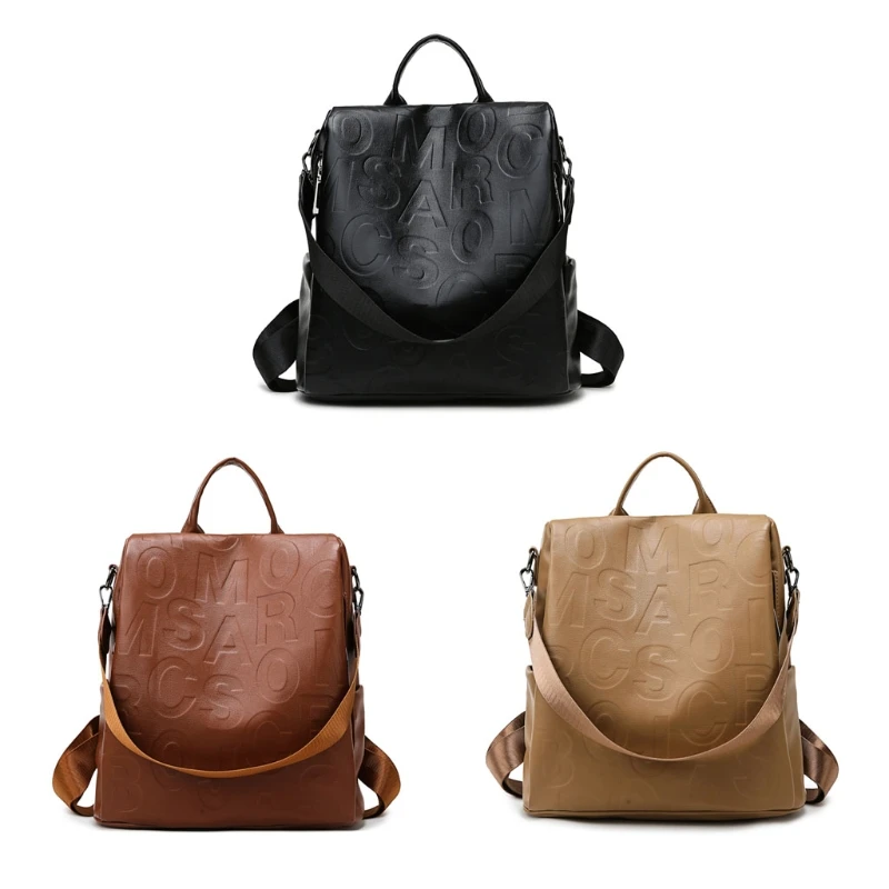 

Women Backpack Purse PU Leather Anti-Theft Casual Shoulder Bag Fashion Ladies Satchel Bags
