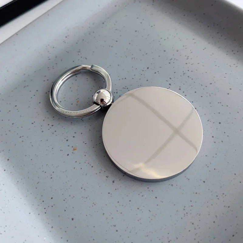 PJS Luxury MB Circular Perpetual Calendar Car Key Chain 2 Colors 316 Stainless Steel Ring High Quality Classic Keychain With Box