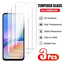 Premium Tempered Glass Screen Protector Film - 3 Pack - Samaung A54 5G