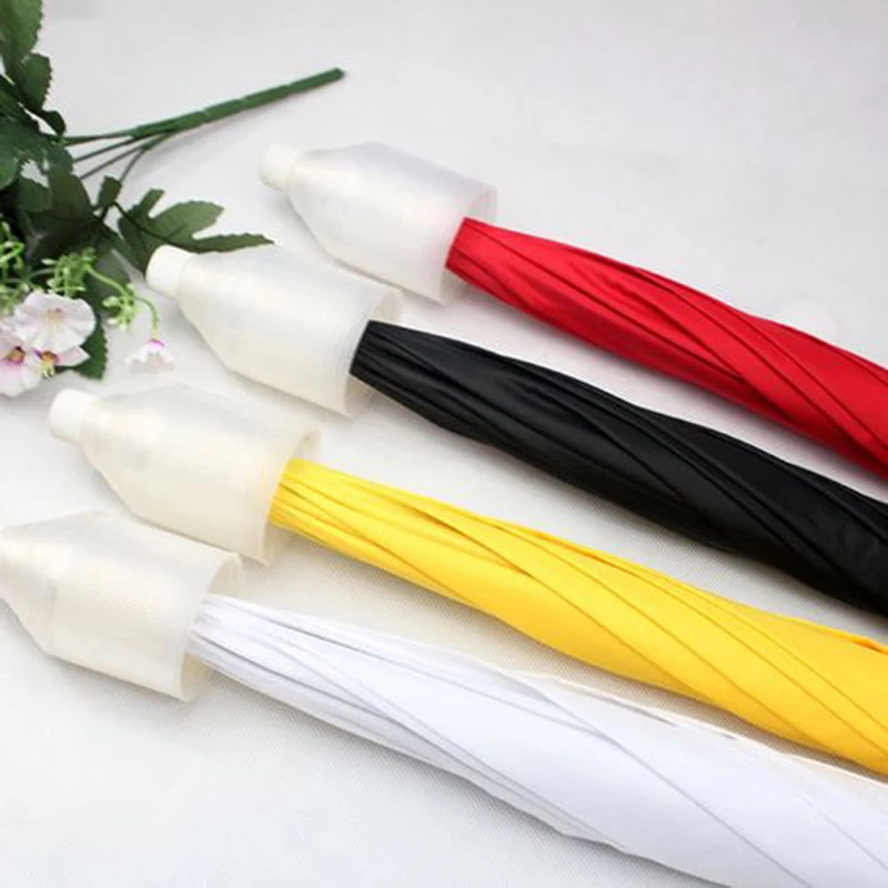 1Pc Umbrella Long Handle Waterproof Cover Plastic Non-drip Car Retractable Cover Home Drip-proof Transparent Umbrella umbrella storage bag
