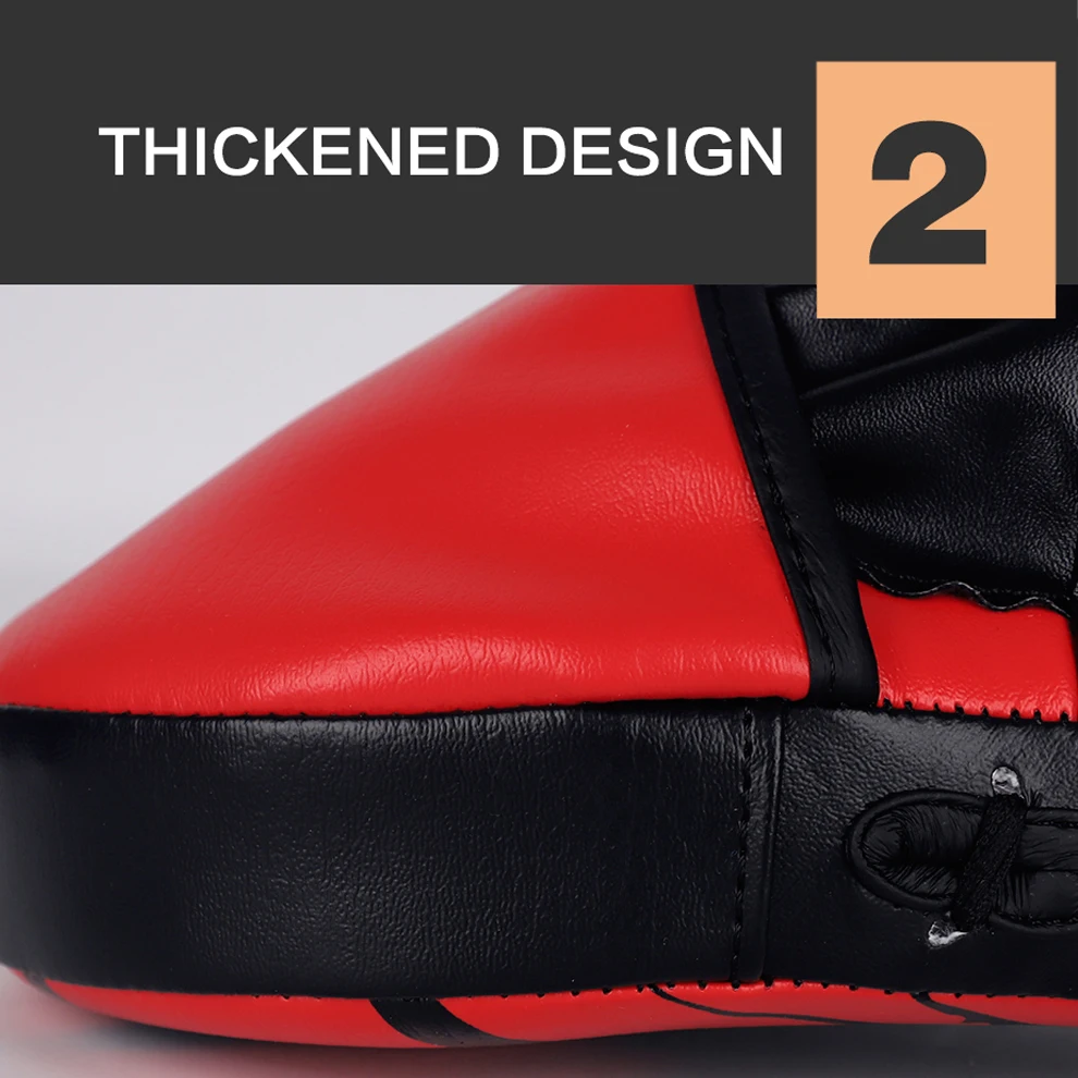 1pc Kick Boxing Gloves Pad Punch Target Bag Men PU Karate Muay Thai Free Fight Sanda Training Adults Kids Equipment Accessory