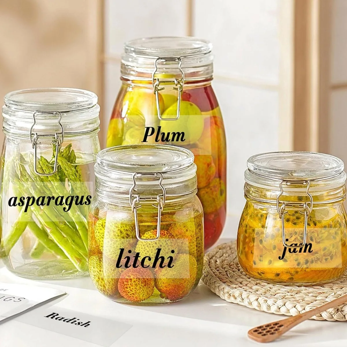 투명 감열지 롤 57mm, 미니 프린터용 자가 접착 투명 스티커, 잉크 없음, 즉시 인쇄, 10롤