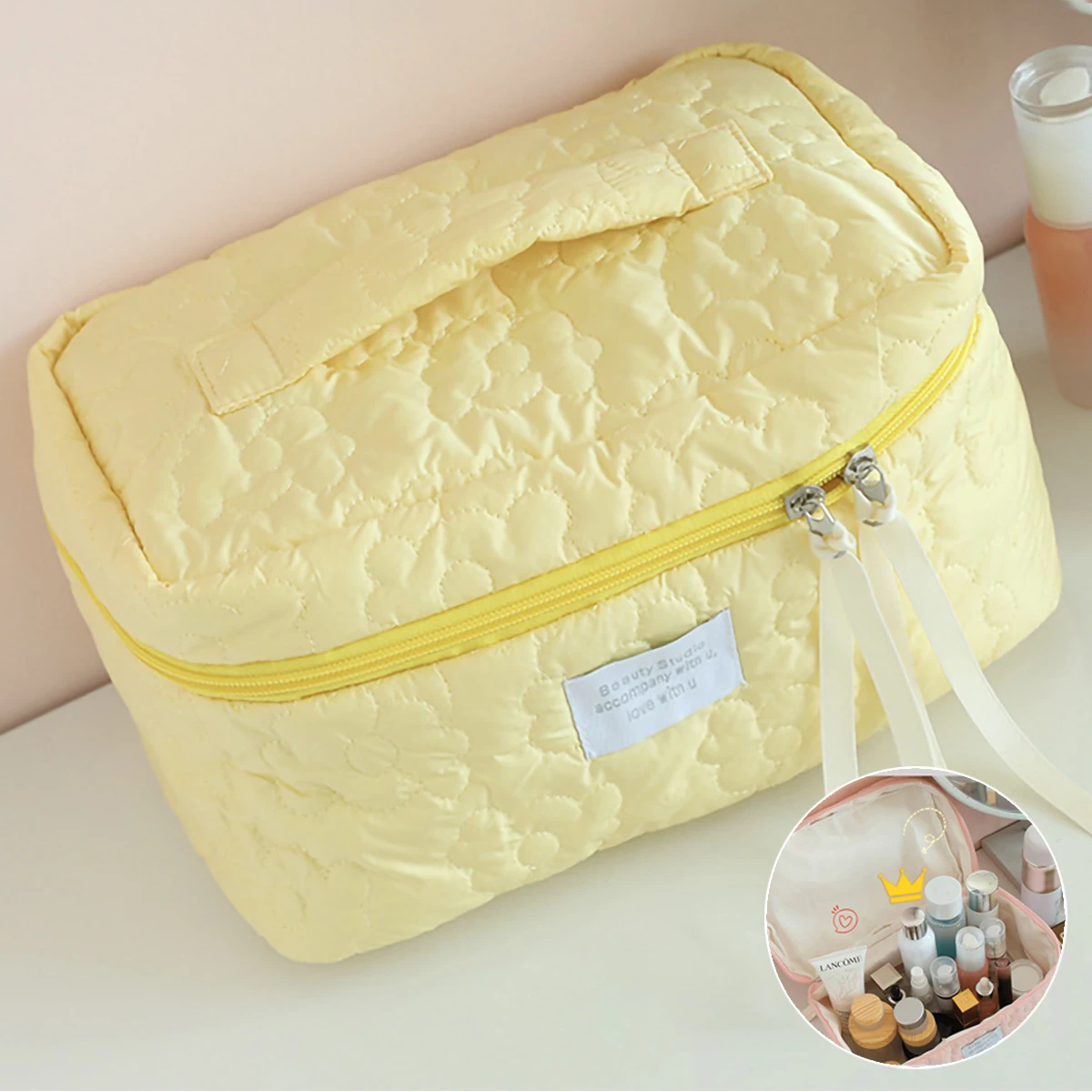 Travel Cosmetic Storage Bag - Candy Color Makeup & Toiletry Organizer