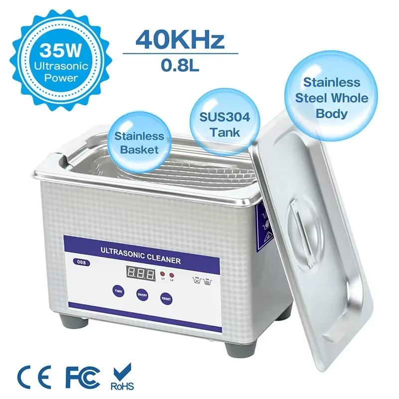 Ultrasonic Cleaner 40kHz 180W 200W Home Commercial
